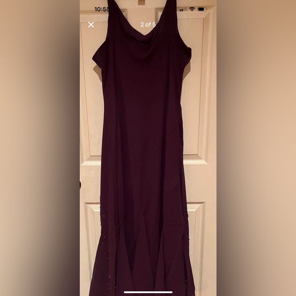Elegant Ladies Beaded Dress, Size 16 - Picture 4 of 5